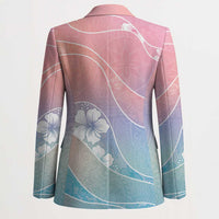 Aloha Hawaii Floral Tapa Blazer Patchwork Pastel Candy LT7 - Polynesian Pride