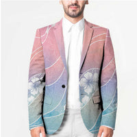 Aloha Hawaii Floral Tapa Blazer Patchwork Pastel Candy LT7 - Polynesian Pride