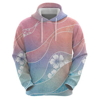 Aloha Hawaii Floral Tapa Hoodie Patchwork Pastel Candy LT7 - Polynesian Pride