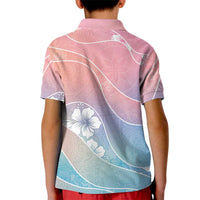 Aloha Hawaii Floral Tapa Kid Polo Shirt Patchwork Pastel Candy LT7 - Polynesian Pride