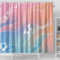 Aloha Hawaii Floral Tapa Shower Curtain Patchwork Pastel Candy LT7 - Polynesian Pride