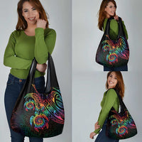 Hawaii Pride Grocery Bag Rainbow Swirls