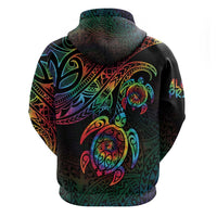Hawaii Pride Hoodie Rainbow Swirls