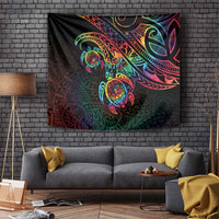 Hawaii Pride Tapestry Rainbow Swirls