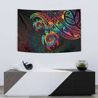 Hawaii Pride Tapestry Rainbow Swirls