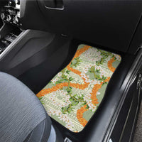 Aloha Festive Hawaii Car Mats Mokihana - Maile Leis in Muted Summer - Polynesian Pride