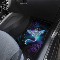 Polynesian Tala Manta Ray Car Mats Nowhere You Could Go That I Won't Be With You - Polynesian Pride