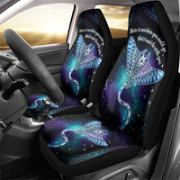 Polynesian Tala Manta Ray Car Seat Cover Nowhere You Could Go That I Won't Be With You LT7 - Polynesian Pride