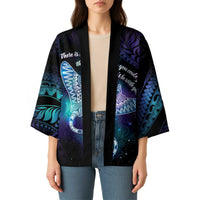 Polynesian Tala Manta Ray Kimono Nowhere You Could Go That I Won't Be With You - Polynesian Pride