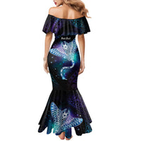 Polynesian Tala Manta Ray Mermaid Dress Nowhere You Could Go That I Won't Be With You LT7 - Polynesian Pride