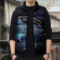 Polynesian Tala Manta Ray Sleeveless Puffer Jacket Nowhere You Could Go That I Won't Be With You - Polynesian Pride
