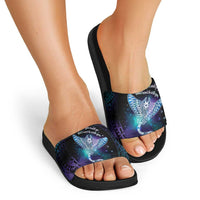 Polynesian Tala Manta Ray Slide Sandals Nowhere You Could Go That I Won't Be With You - Polynesian Pride