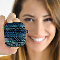 Maori Niho Taniwha Te Wheiao AirPods Case Moana Blue - Polynesian Pride