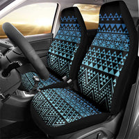 Maori Niho Taniwha Te Wheiao Car Seat Cover Moana Blue - Polynesian Pride