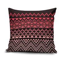 Maori Niho Taniwha Te Wheiao Pillow Cover Terracotta - Polynesian Pride