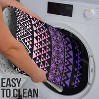 Maori Niho Taniwha Te Wheiao Bathroom Set Waiporoporo - Polynesian Pride