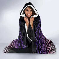 Maori Niho Taniwha Te Wheiao Hooded Blanket Waiporoporo - Polynesian Pride