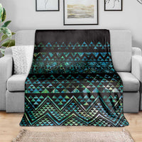 Maori Niho Taniwha Te Wheiao Blanket Paua Shell - Polynesian Pride