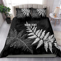 New Zealand Lawn Bowls Personalized Bedding Set Wrap-Around Silver Fern - Polynesian Pride