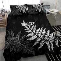 New Zealand Lawn Bowls Personalized Bedding Set Wrap-Around Silver Fern - Polynesian Pride