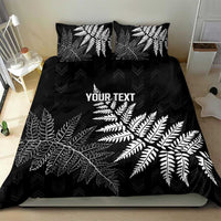 New Zealand Lawn Bowls Personalized Bedding Set Wrap-Around Silver Fern - Polynesian Pride
