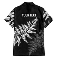 New Zealand Lawn Bowls Personalized Family Matching Summer Maxi Dress and Hawaiian Shirt Wrap-Around Silver Fern LT7 - Polynesian Pride