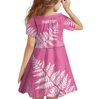 New Zealand Lawn Bowls Breast Cancer Personalized Family Matching Off Shoulder Maxi Dress and Hawaiian Shirt Wrap-Around Silver Fern LT7 - Polynesian Pride