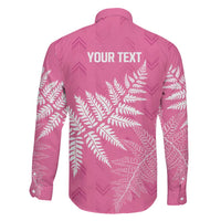 New Zealand Lawn Bowls Breast Cancer Personalized Family Matching Tank Maxi Dress and Hawaiian Shirt Wrap-Around Silver Fern LT7 - Polynesian Pride