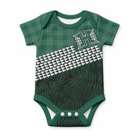 Rainbow Warriors Hawaii Personalized Palaka Baby Onesie