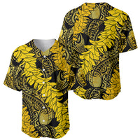 Hawaii Oahu Ilima Lei Baseball Jersey LT7 - Polynesian Pride