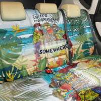 It's 5 o'clock Somewhere Back Car Seat Cover Beach Party - Polynesian Pride