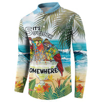 It's 5 o'clock Somewhere Button Sweatshirt Beach Party - Polynesian Pride
