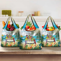 It's 5 o'clock Somewhere Grocery Bag Beach Party - Polynesian Pride
