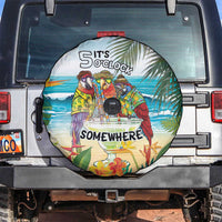 It's 5 o'clock Somewhere Spare Tire Cover Beach Party - Polynesian Pride