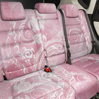 Aloha Hawaii Turtles Floral Back Car Seat Cover Pink Marbles Glaze