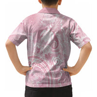 Aloha Hawaii Turtles Floral Hawaiian Shirt Pink Marbles Glaze LT7 - Polynesian Pride