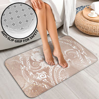 Aloha Hawaii Turtles Floral Bathroom Set Taupe Marbles Glaze