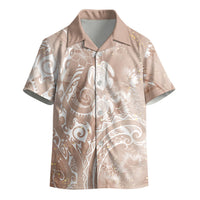 Aloha Hawaii Turtles Floral Kid Hawaiian Shirt Taupe Marbles Glaze LT7 - Polynesian Pride