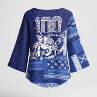 Queen Salote College 100th Anniversary Kimono Sleeve Blouse QSC Royal Girls - Polynesian Pride