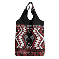 Personalised Taniko Motifs Aotearoa Grocery Bag Waitangi Kowhaiwhai Kiwi