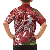 Personalised Hawaii Wahine Kid Hawaiian Shirt Women's Day Ohia Lehua LT7 - Polynesian Pride