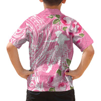 Personalised Hawaii Wahine Family Matching Long Sleeve Bodycon Dress and Hawaiian Shirt Women's Day Maui Lokelani Roses LT7 - Polynesian Pride