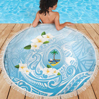 Guam Fishhook Mix Guasali Flowers Beach Blanket Dreaming Turquoise
