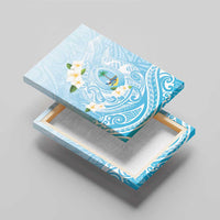 Guam Fishhook Mix Guasali Flowers Canvas Wall Art Dreaming Turquoise