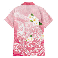 Guam Fishhook Mix Guasali Flowers Family Matching Long Sleeve Bodycon Dress and Hawaiian Shirt Dreaming Coral LT7 - Polynesian Pride
