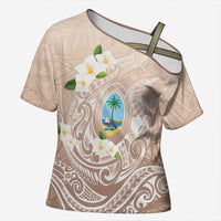 Guam Fishhook Mix Guasali Flowers Cross Shoulder Shirt Dreaming Hazel
