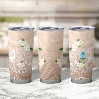 Guam Fishhook Mix Guasali Flowers Tumbler Cup Dreaming Hazel