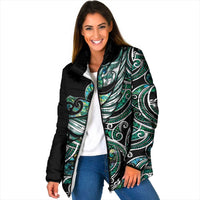 Maori Matariki - Manaia Padded Jacket Emerald Paua Shell