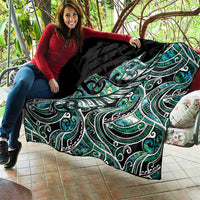 Maori Matariki - Manaia Quilt Emerald Paua Shell