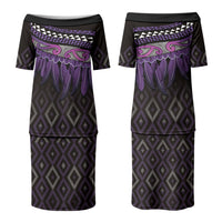 Aotearoa Maori Ngati Porou Iwi Family Matching Puletasi and Hawaiian Shirt Korowai Tukutuku Kaokao Motifs